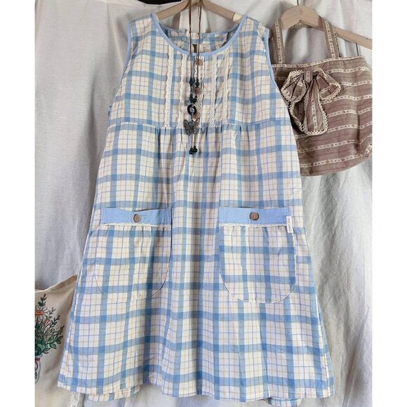 Dresses & Skirts - Sleeveless A-Line Dress with Front Pockets